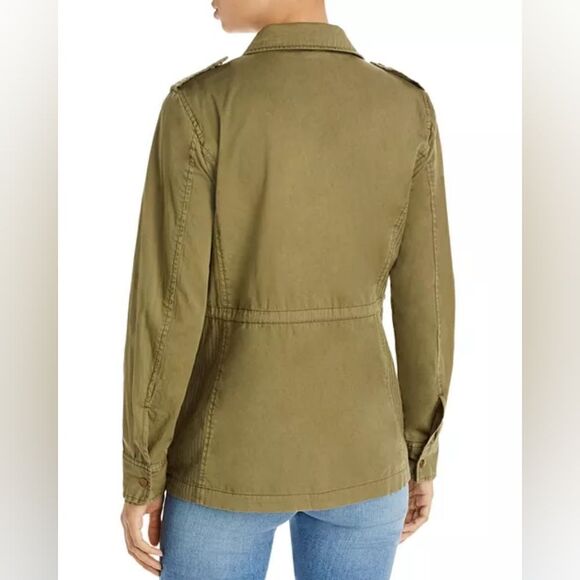 Lily Aldridge For Velvet Utility Preppy Cozy Military Rock Glam Layer Jacket XS - Picture 8 of 13
